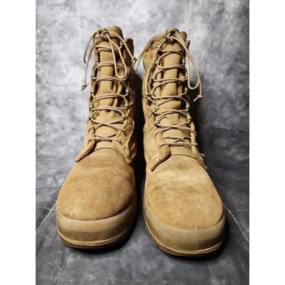 Belleville AFTWC Military Combat Boots Gortex Tan Certified Safe to Fly Size 9.5